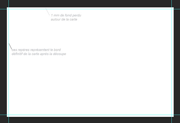 carte vierge sous Photoshop